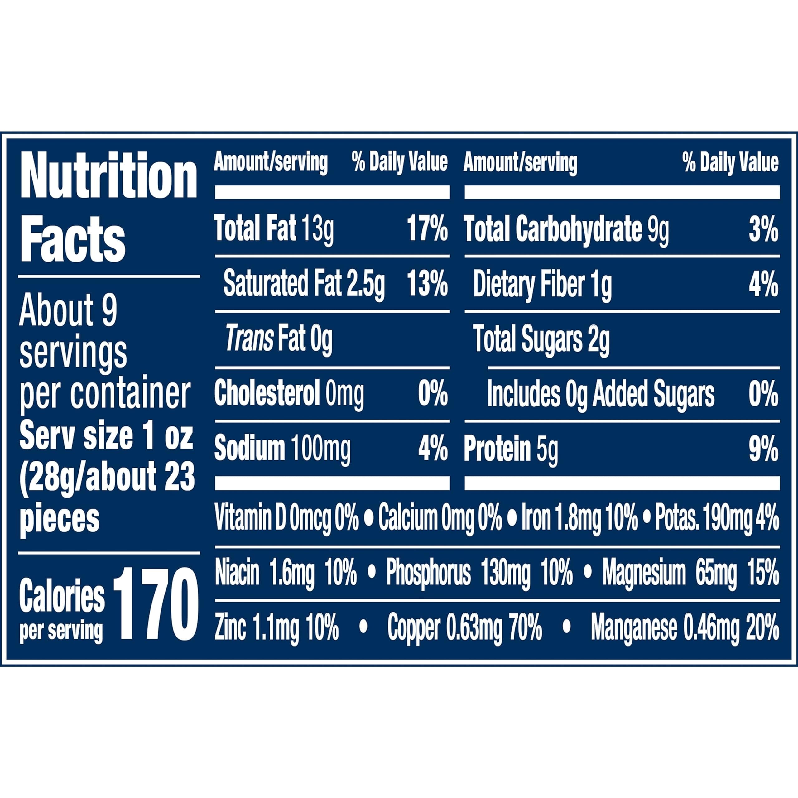 PLANTERS Deluxe Whole Cashews 8.5oz (240g) - Premium Unsalted Nuts for Snacking, Baking & Gifts - Perfect for Office, Parties & Healthy Lifestyle