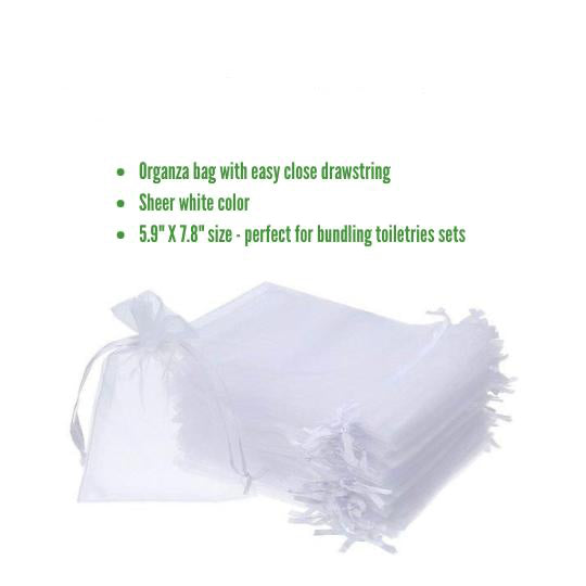 Premium Presentation Bags for Hotel Amenities & Gift Bundles - Elegant Travel Toiletry Kits for Hotels, Weddings & Corporate Events