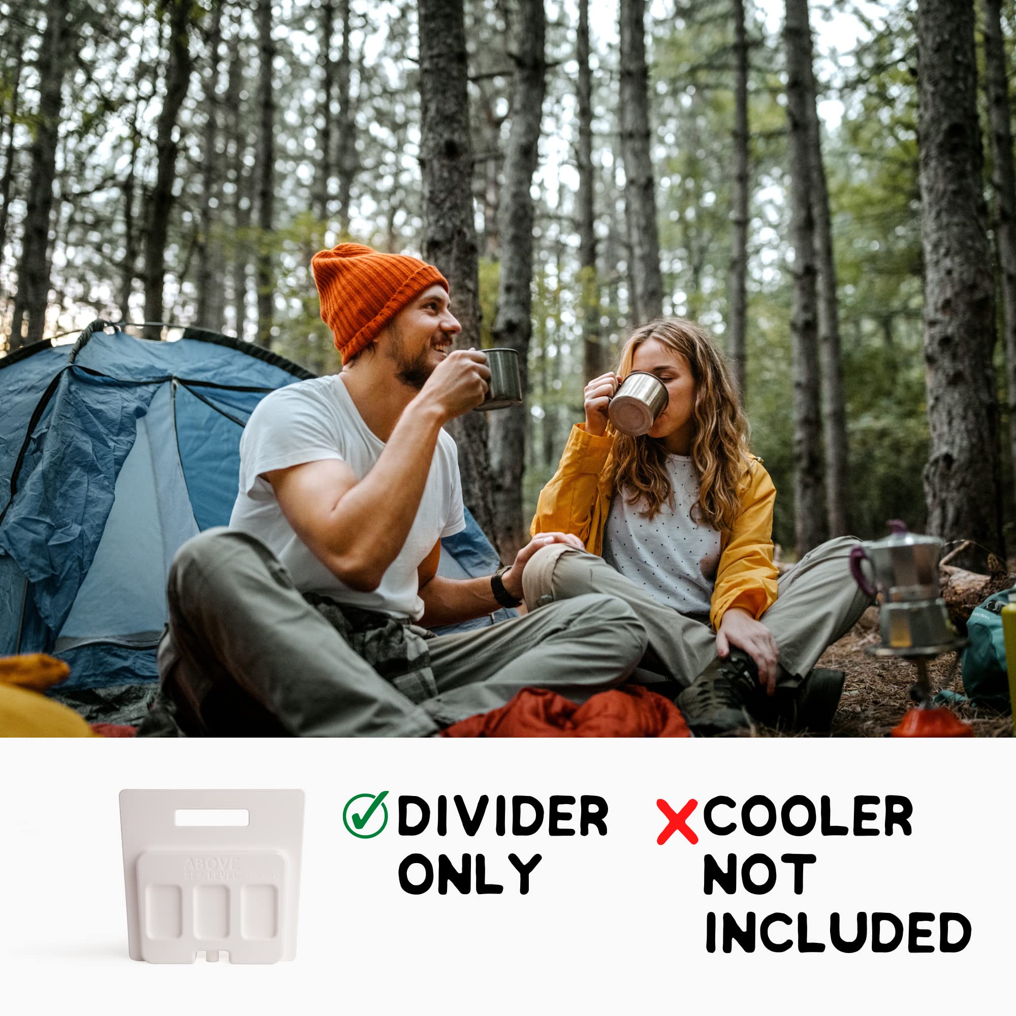 Freezable Ice Pack Divider for YETI Tundra Coolers - Fits YETI Haul, 35, 45, 65 Models - Premium Cooler Accessories for Camping, Fishing & Outdoor Adventures - Reusable Cooler Organizer for Food & Drinks Storage