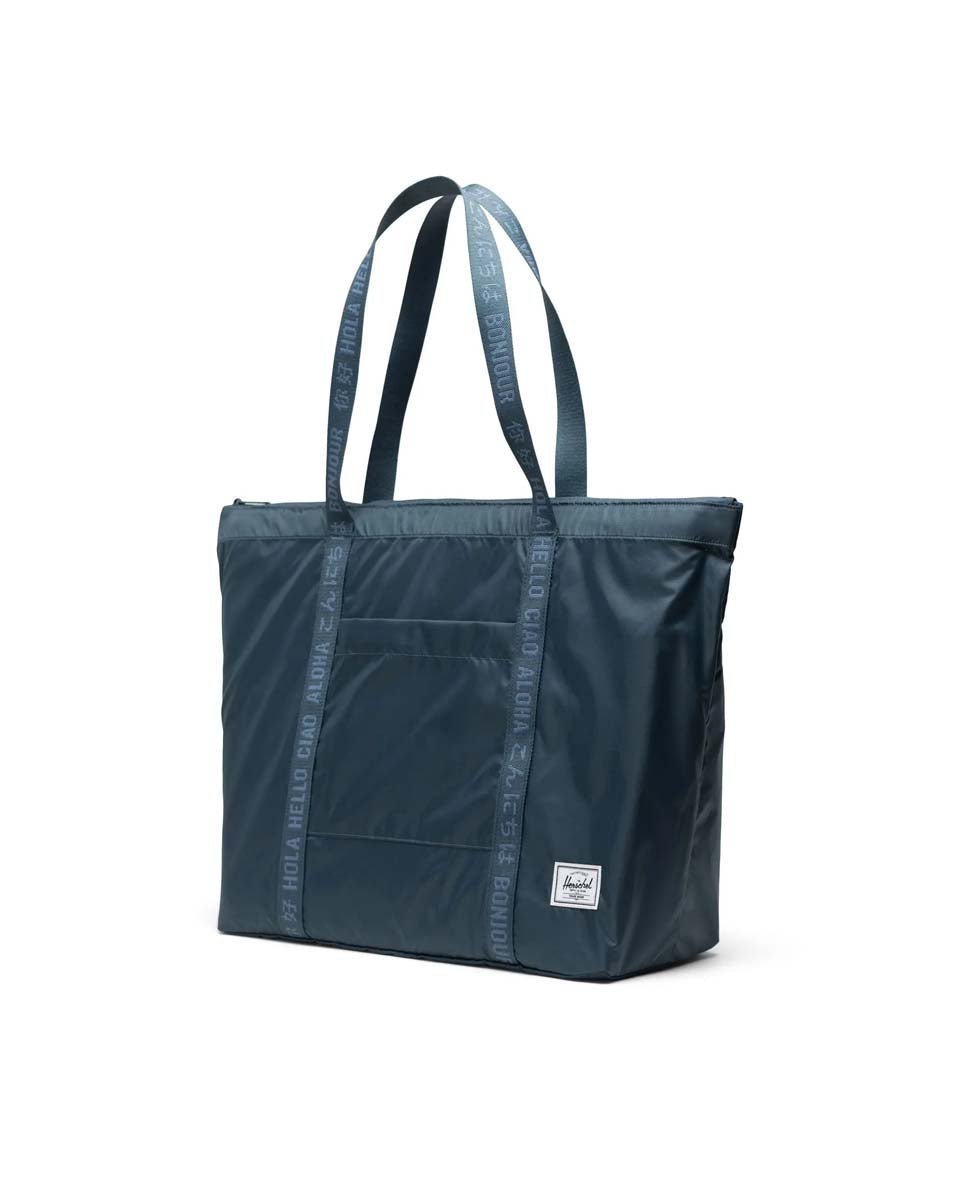 Herschel Portland Packable Tote Bag - Waterproof Lightweight Travel Tote for Women & Men, Orion Blue - Perfect for Beach, Gym, Shopping & Daily Commute