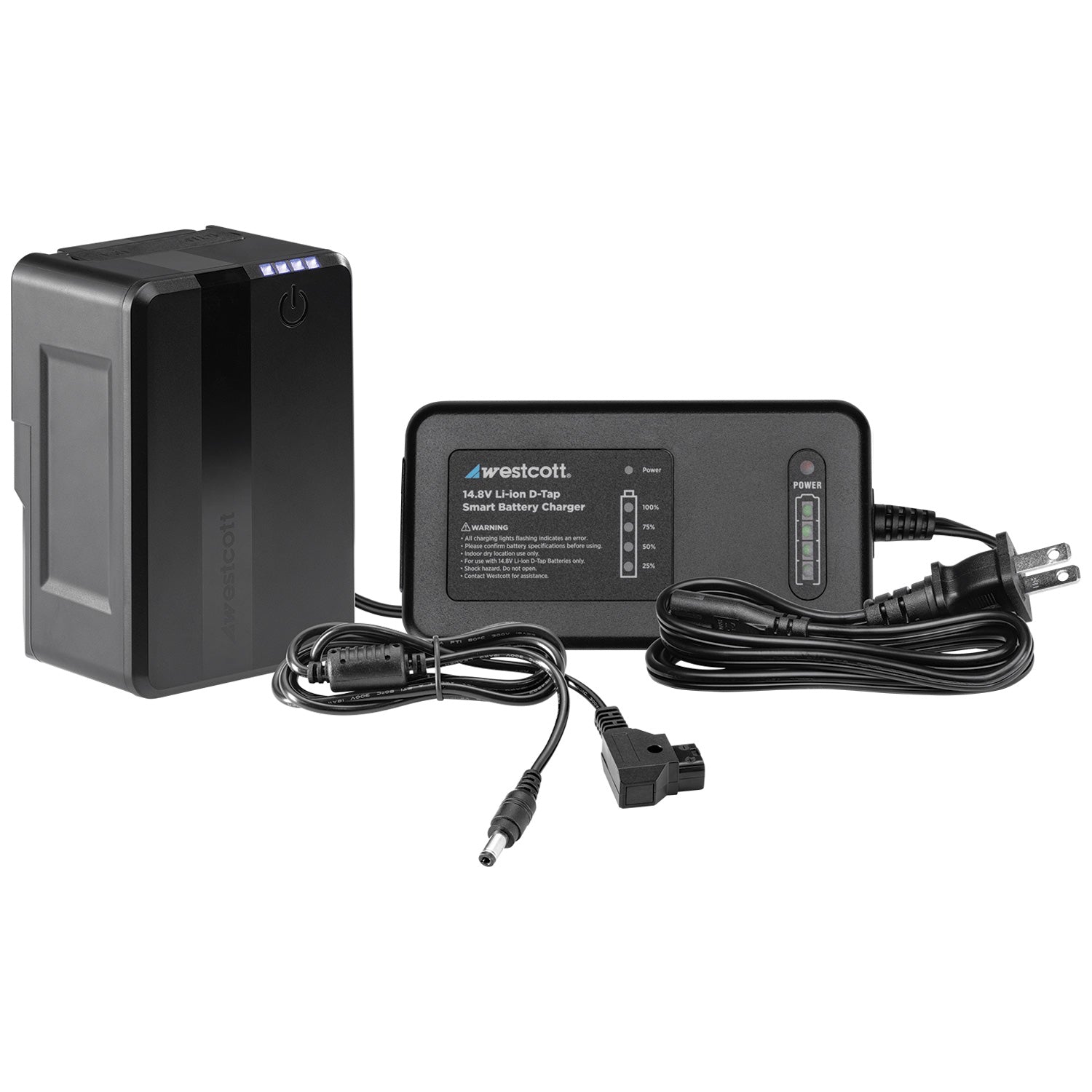 MV95 Mini V Mount Battery Kit - 14.8V 95Wh Rechargeable Power Supply for Cameras, LED Lights & Video Equipment | Perfect for On-Location Shooting & Studio Use