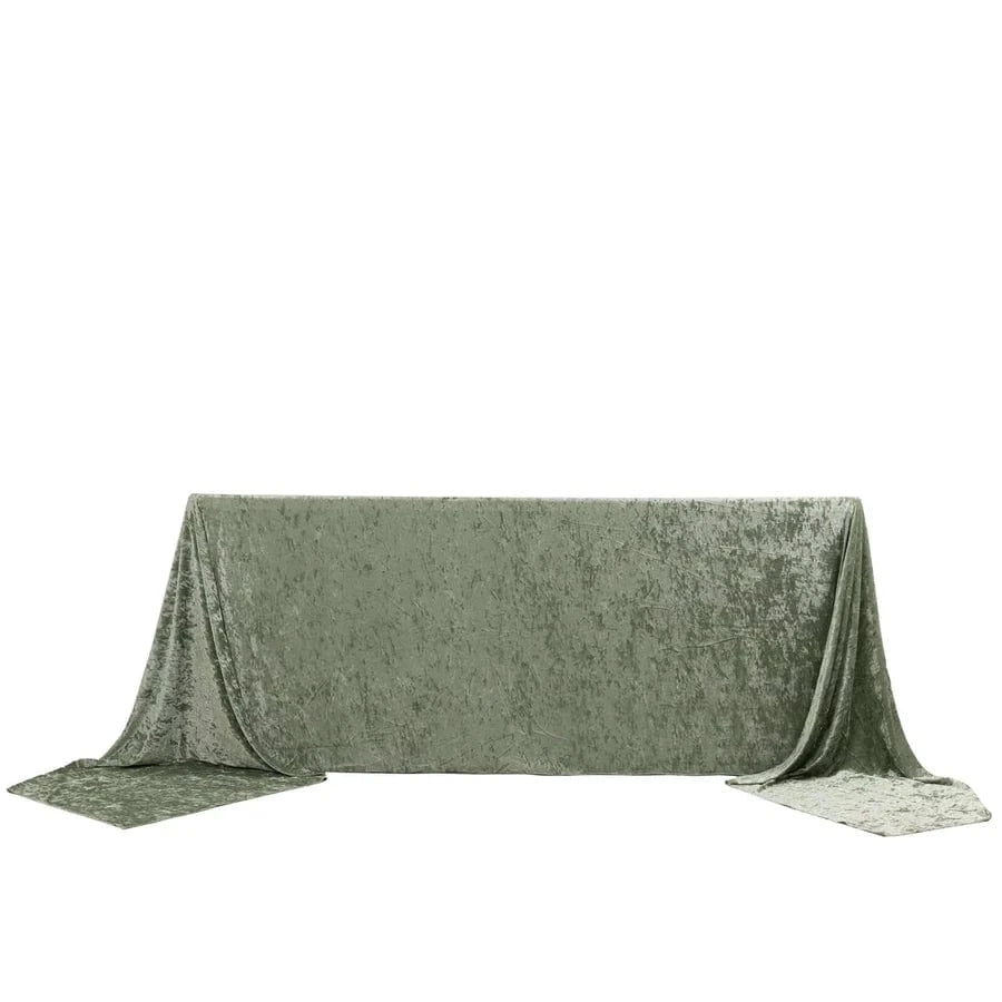 Premium Velvet Rectangular Tablecloth 90x156 Inches - Elegant Dining Table Cover for Weddings, Parties & Formal Events