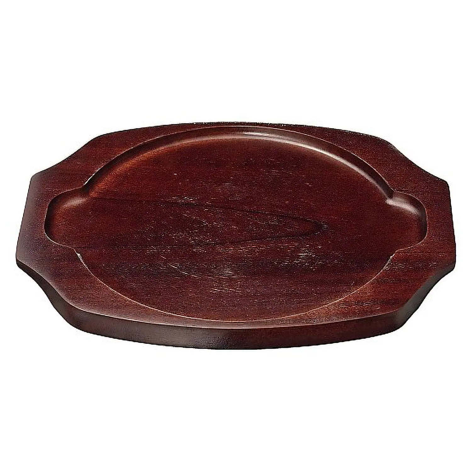 Premium EBM Wooden Base for Double Handle Skillet - Sturdy & Heat-Resistant Kitchen Organizer - Perfect for Stovetop, Oven Storage & Countertop Display