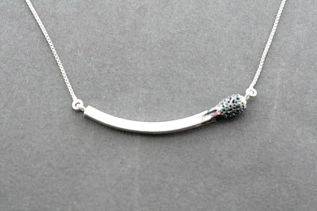 Burnt Match Necklace - Unique Handmade Gothic Jewelry for Women - Perfect for Halloween, Punk Fashion & Dark Aesthetic Outfits