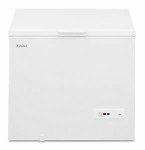 Amana AQC0902LW 9 Cubic Feet Convertible Chest Freezer - White | Energy Efficient Upright Deep Freezer for Home, Garage & Basement Storage