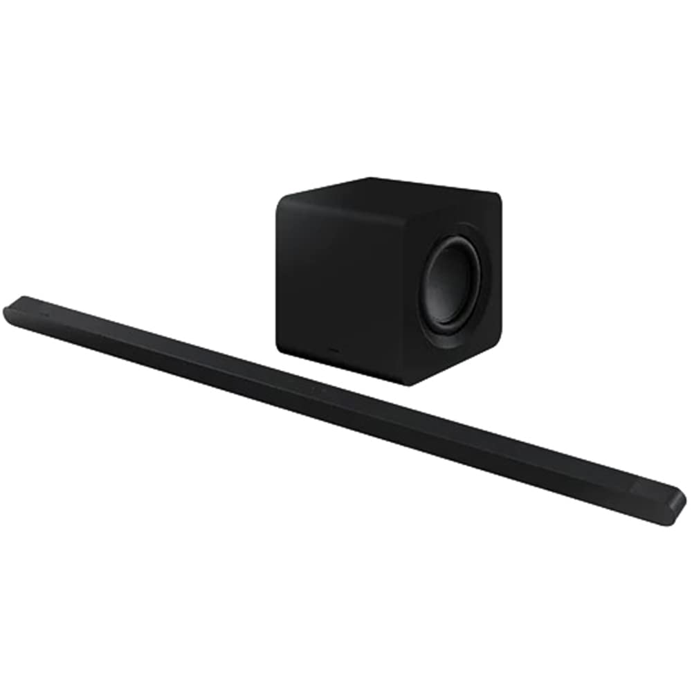 SAMSUNG HW-S800B 3.2.1ch Dolby Atmos Soundbar with Wireless Subwoofer & SWA-9500S Rear Speakers - Immersive Home Theater Audio for Movies, Music & Gaming (Black)