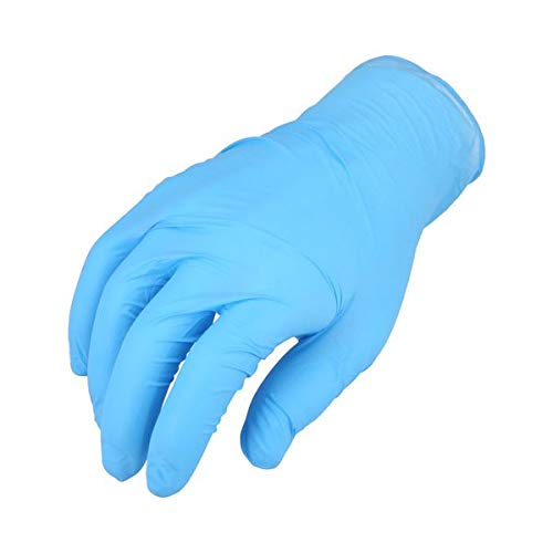 **MMBM Nitrile Gloves - Medium, Blue, 4 Mil, 2000 Count, Powder-Free & Latex-Free Disposable Gloves with Textured Fingertips - Ideal for Medical, Cleaning, Food Handling & Industrial Use**