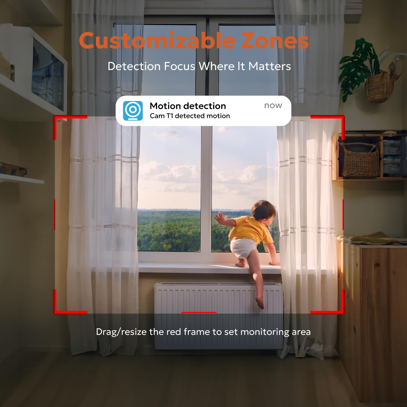 Owltron 2K Indoor Security Camera with Motion Detection, Night Vision & 2-Way Audio - Baby Monitor, Pet Camera & Elder Care - Works with Alexa & App - 2.4GHz WiFi - Perfect for Home, Nursery & Pet Monitoring
