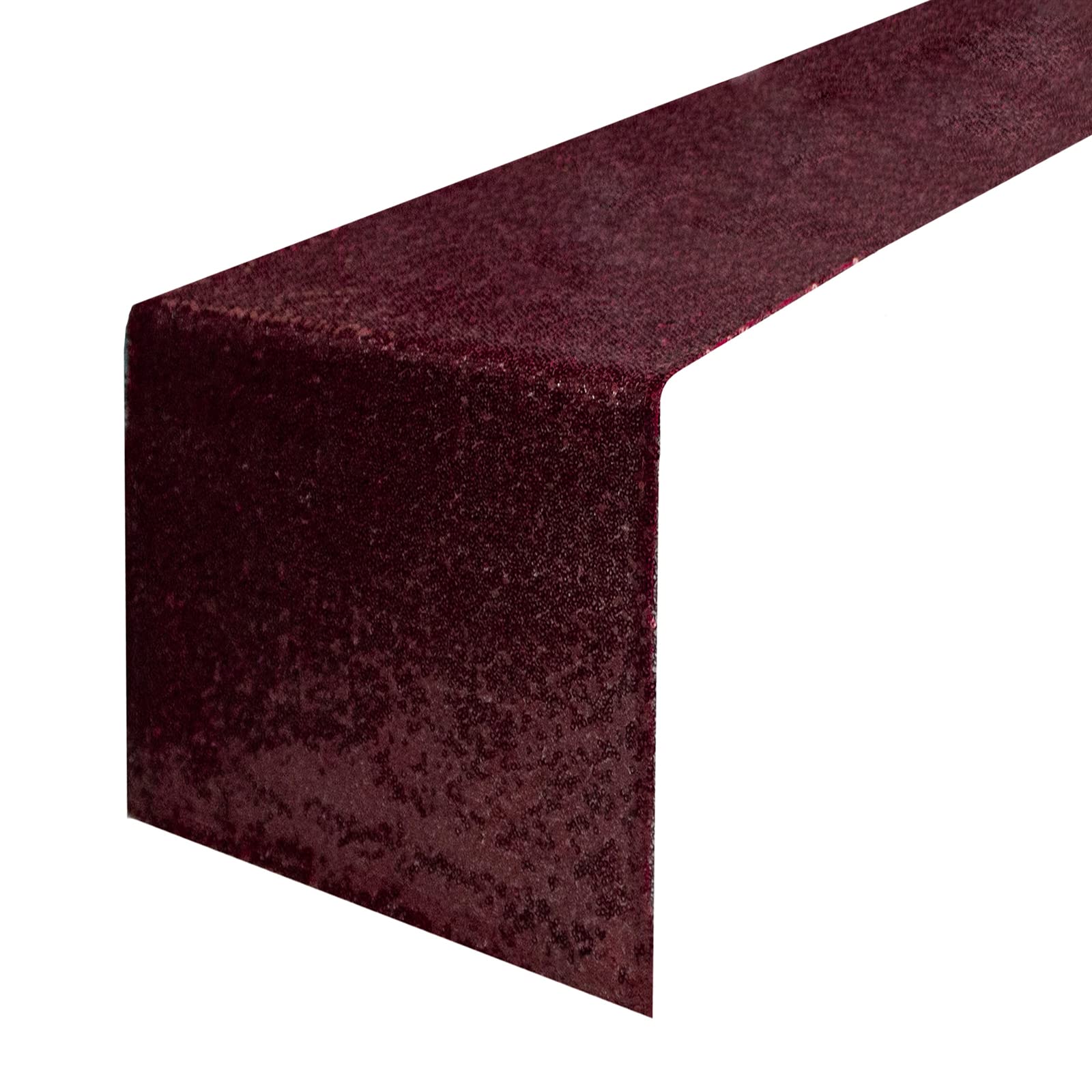 Burgundy Sequin Table Runner 12
