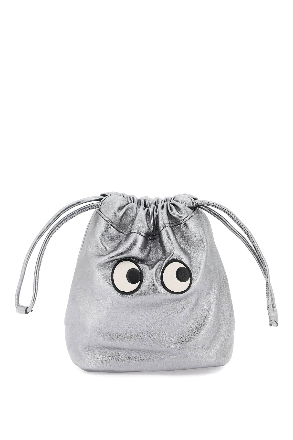 Anya Hindmarch Eyes Drawstring Pouch - Trendy Cosmetic Bag for Makeup & Travel Essentials | Perfect for Gym, Beach & Everyday Use