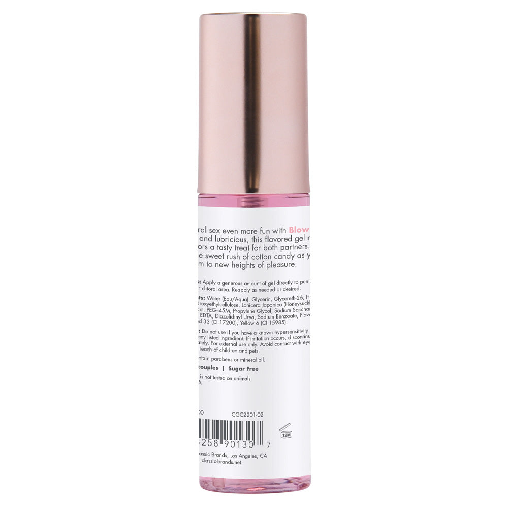 Blow Me Flavored Oral Sex Gel - Strawberry & Mint Pleasure Gel for Couples - Enhance Intimacy & Sensation in the Bedroom