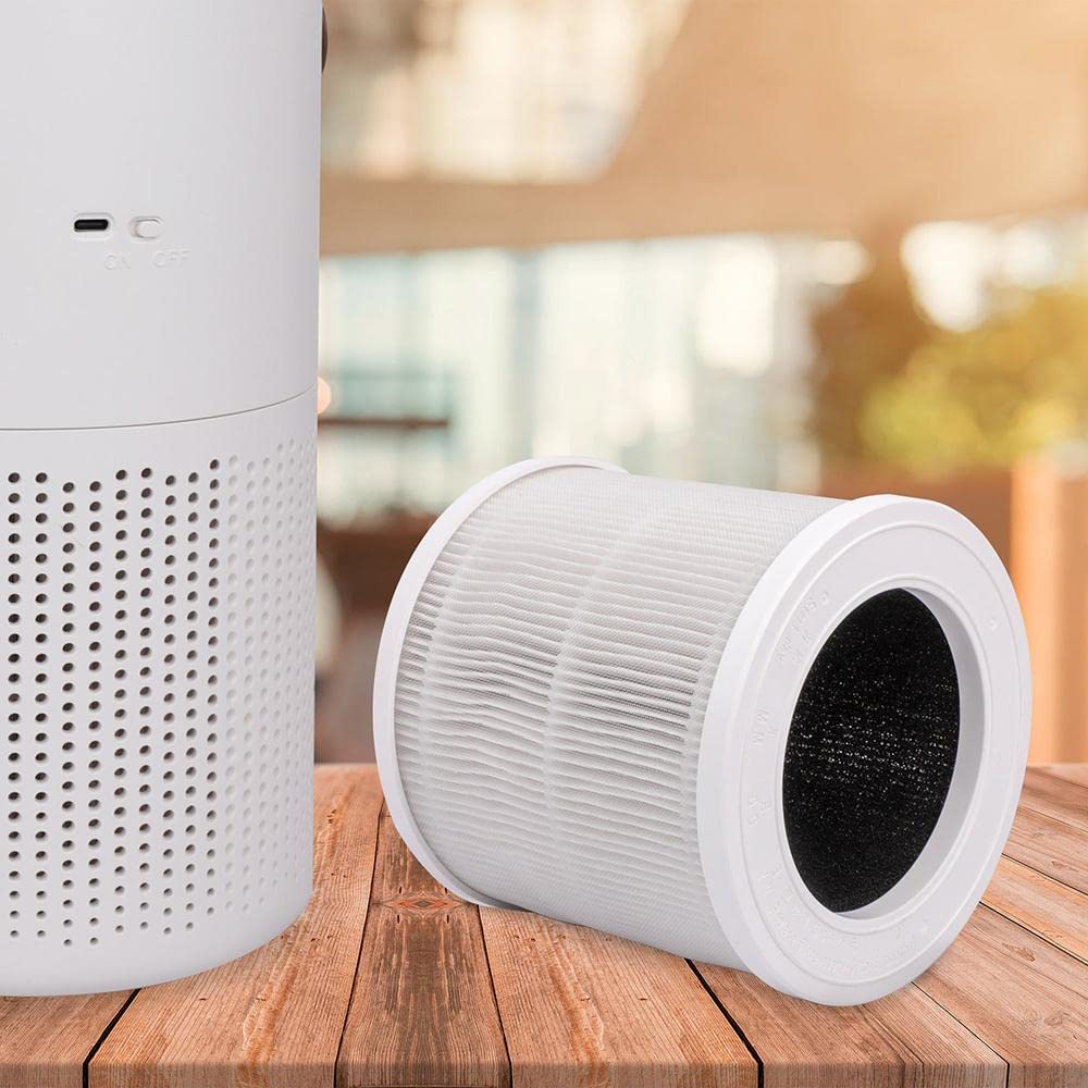 Proton Pure Portable Air Purifier with True HEPA Filtration Technology - Home & Office Air Cleaner for Allergies, Dust, Pet Dander | Ideal for Bedrooms, Living Rooms, and Workspaces