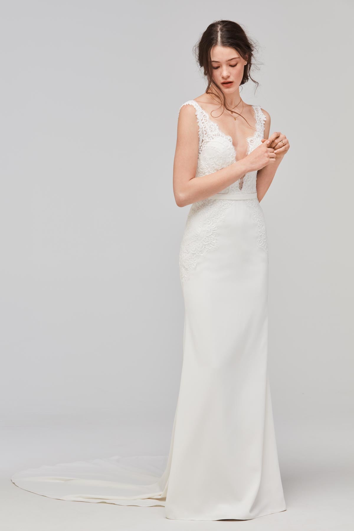 Willowby Lief Lined Gown - Elegant Floral Wedding Dress for Brides & Formal Events - Perfect for Beach Weddings, Vow Renewals & Evening Galas