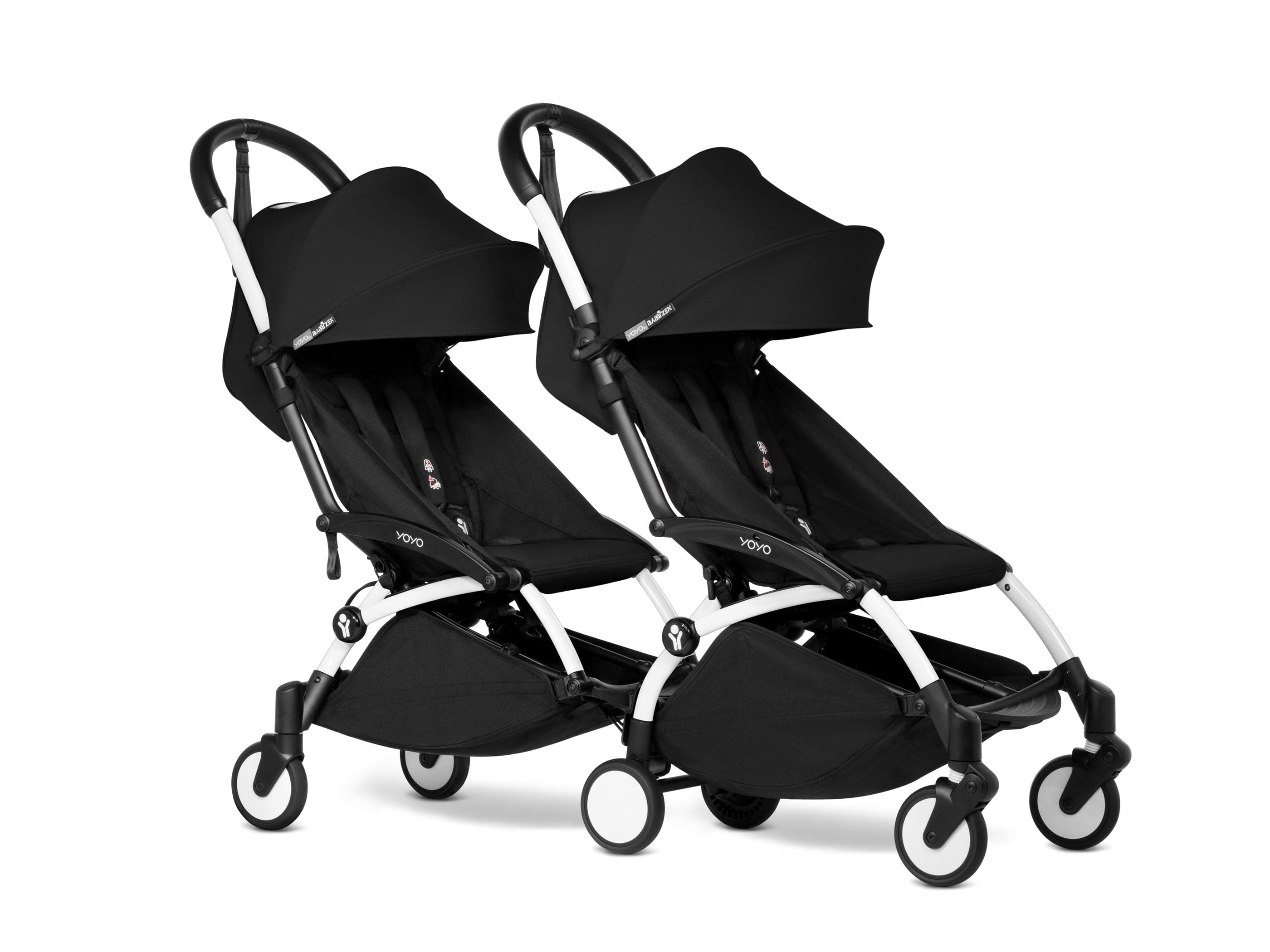 Stokke YOYO 3 Double Stroller for Twins (6+ Months) - Lightweight Compact Foldable Baby Stroller for Travel & Everyday Use