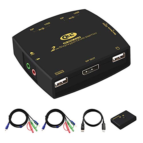 2x1 DP KVM 4K 60Hz