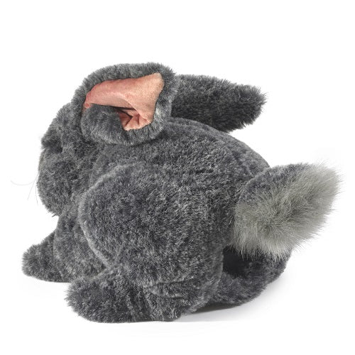 Folkmanis Grey Bunny Rabbit Hand Puppet - Soft Plush Stuffed Animal Toy for Kids, Storytelling, and Interactive Play | Perfect for Classroom, Theater, and Imaginative Playtime