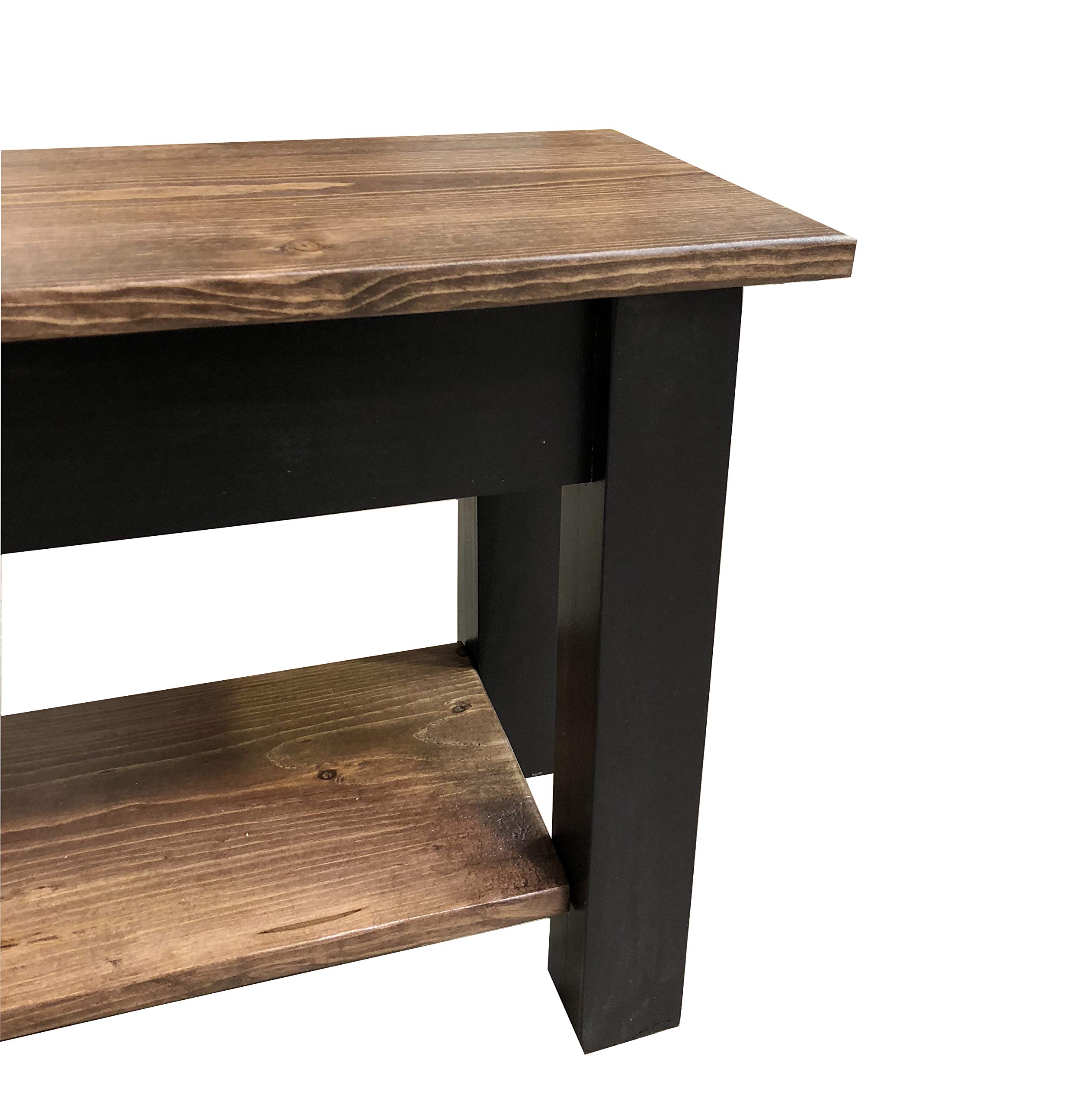 Laurent 30-Inch Storage Bench with Seat - Modern Upholstered Entryway Bench for Hallway, Living Room, and Bedroom - Perfect for Shoe Storage and Extra Seating