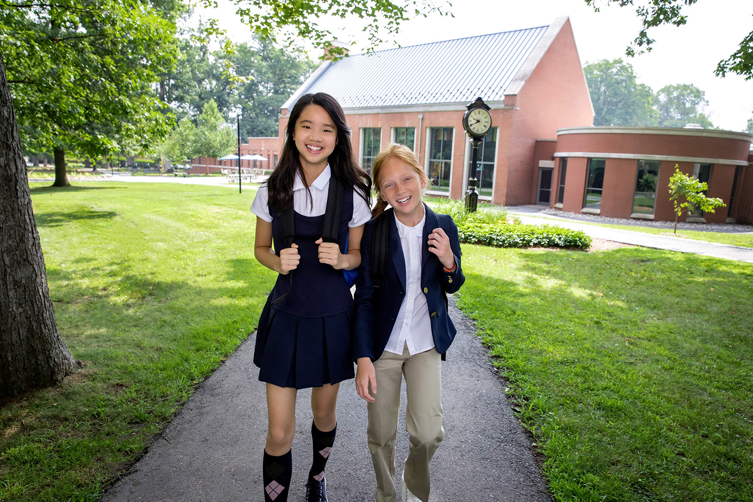 French Toast Girls' Classic School Blazer - Navy Blue Wool Blend Jacket for School Uniform & Dress Up | Perfect for Classroom, Graduation & Special Occasions