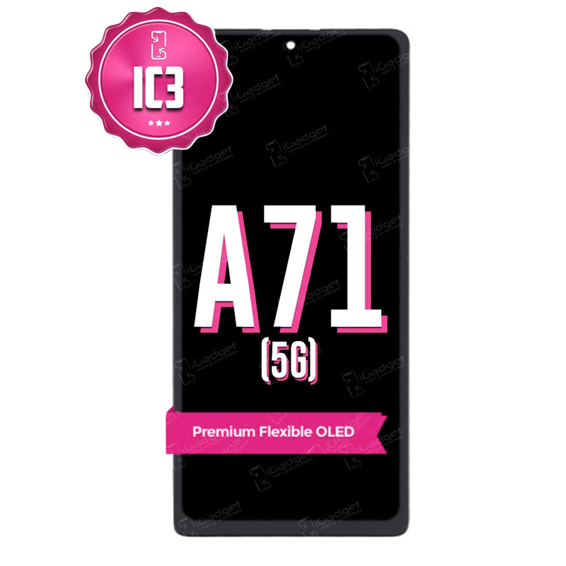 Samsung Galaxy A71 5G LCD Screen Replacement - High Quality IC3 OLED Display for DIY Repair | Perfect for Cracked or Damaged Phone Screen Fixes