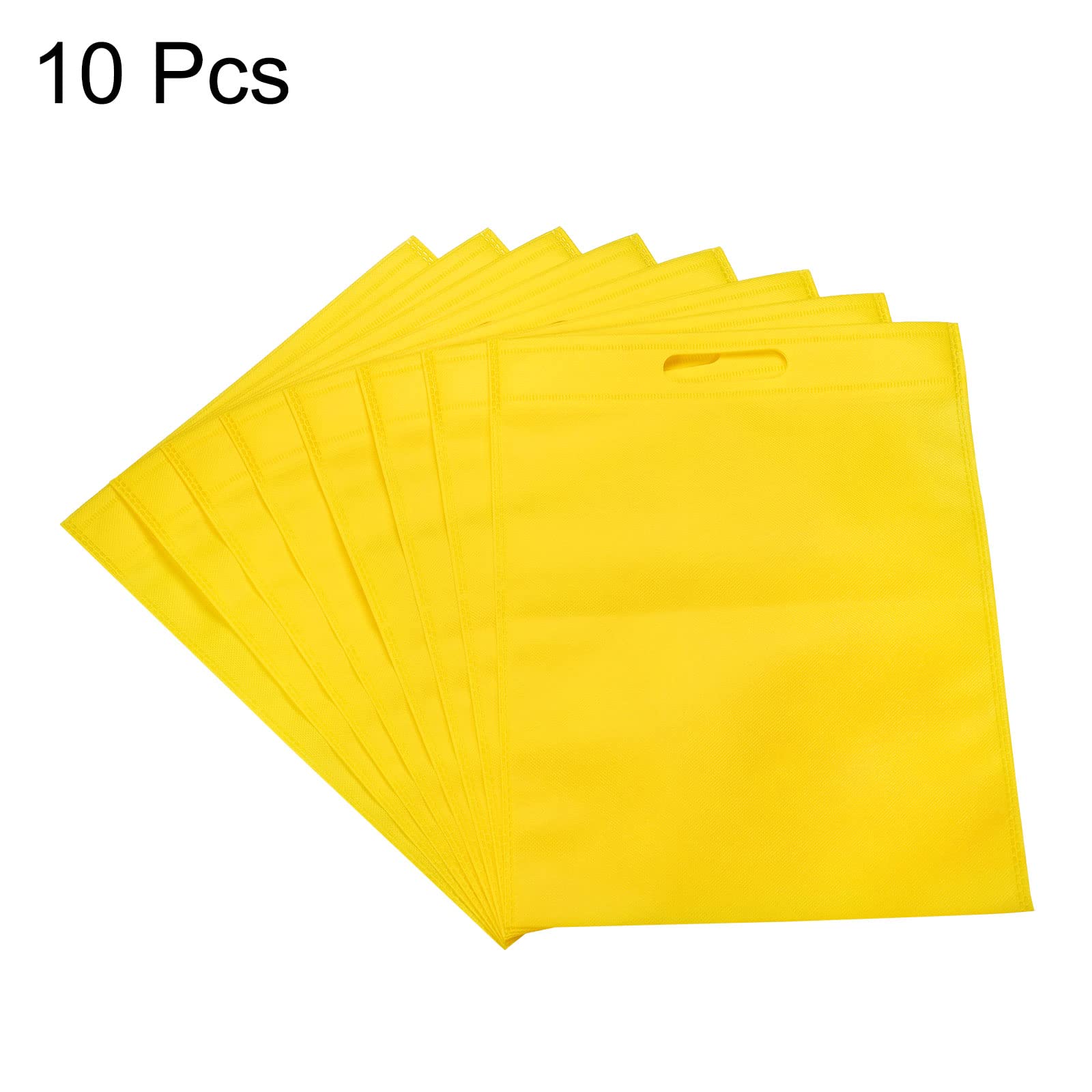 **Eco-Friendly Nonwoven Reusable Tote Bags with Handles - Perfect for Shopping, Weddings, Parties & Groceries - PATIKIL**