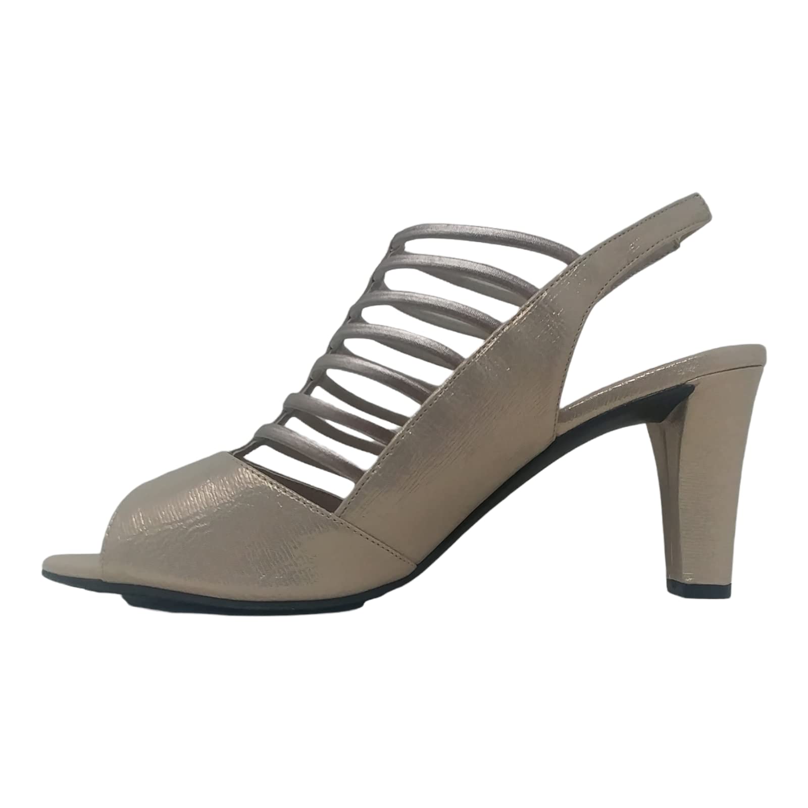 Naturalizer Women's Vanity Open Toe Slip-On Slingback Heels - Comfortable Dress Sandals for Weddings, Parties & Office Wear