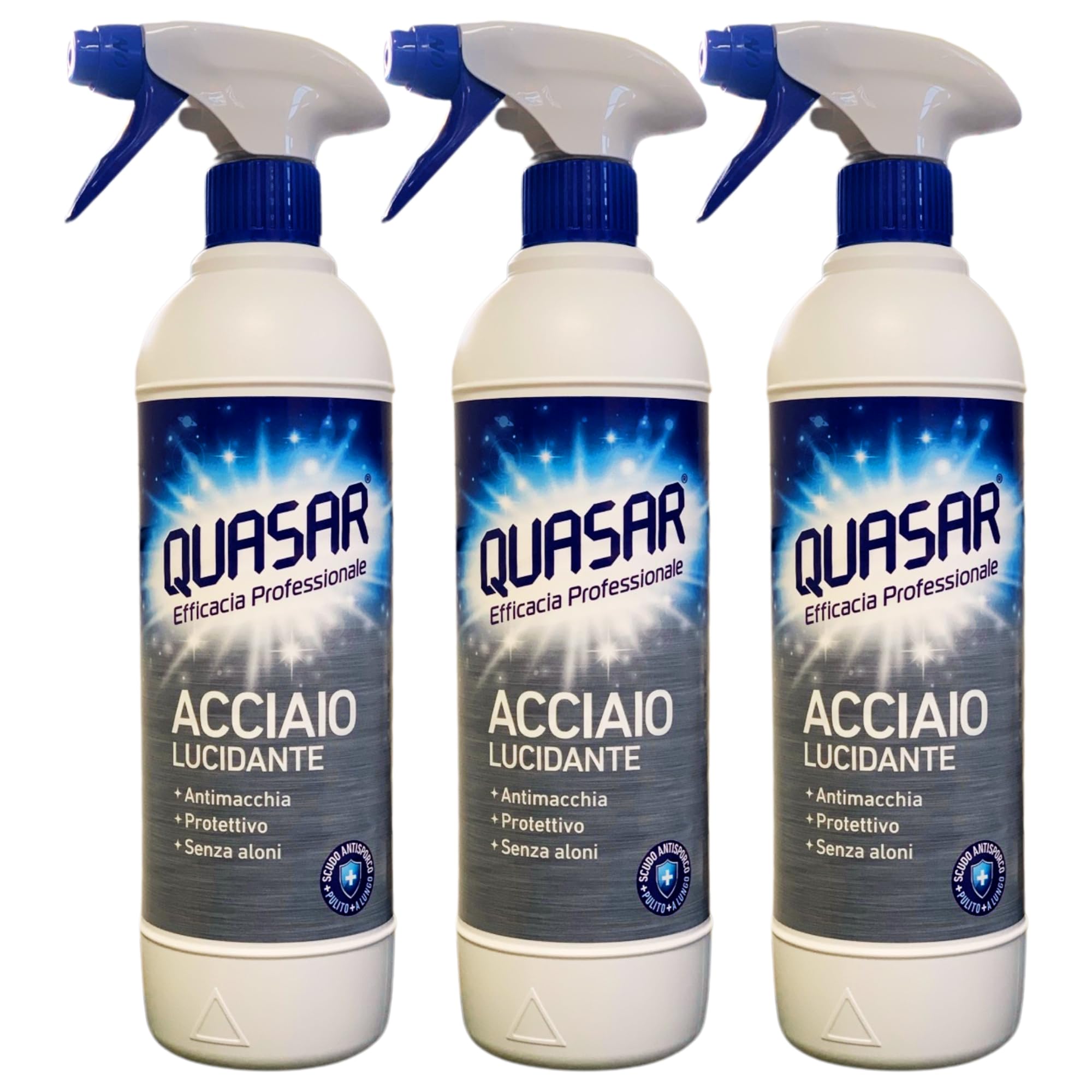 Stainless Steel Polish Spray – Anti-Stain, Protective, Streak-Free 580ml (3 Pack) – Perfect for Kitchen Appliances, Sinks & Cutlery