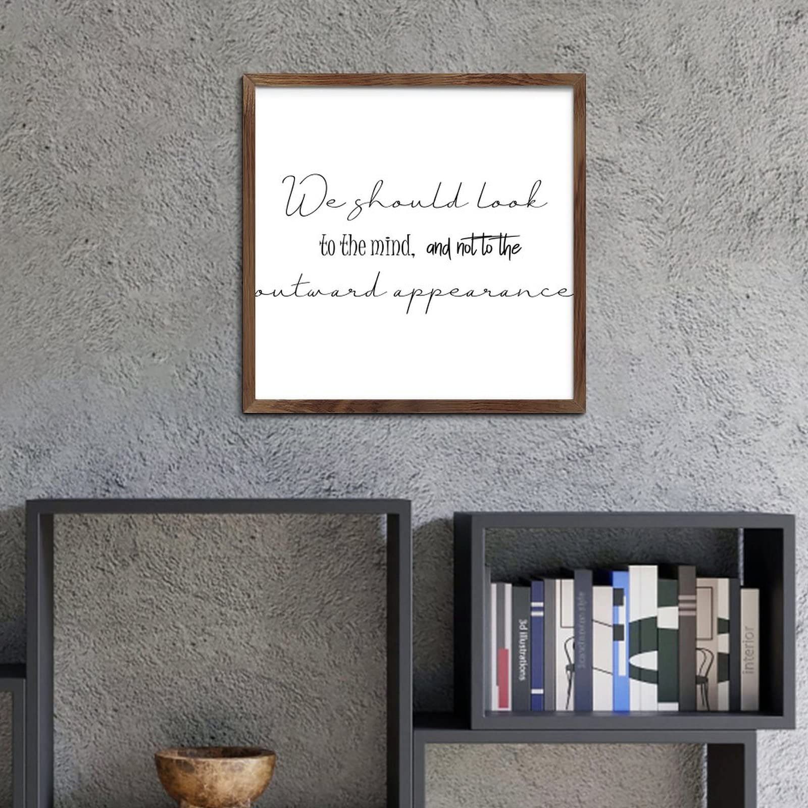 Family is Everything Motivational Quotes Rustic Wood Sign - 12x12in Wood Grain Wall Decor for Bedroom, Office, Nursery, School Classroom - Perfect Gift for Birthday, Housewarming & Home Decor