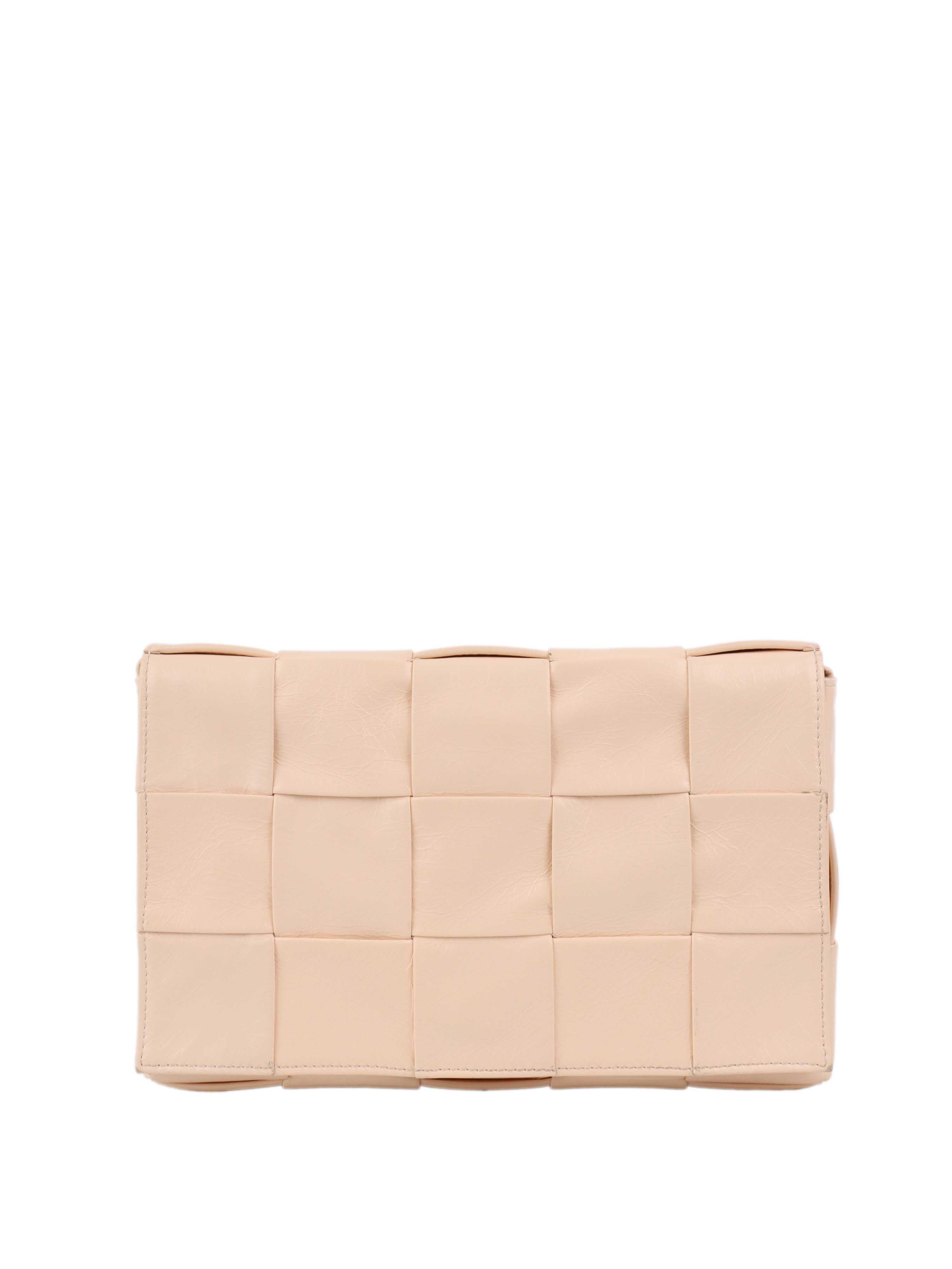 Bottega Veneta Light Peach Cassette Bag - Luxury Crossbody Handbag for Women | Perfect for Date Night, Office & Travel Accessories