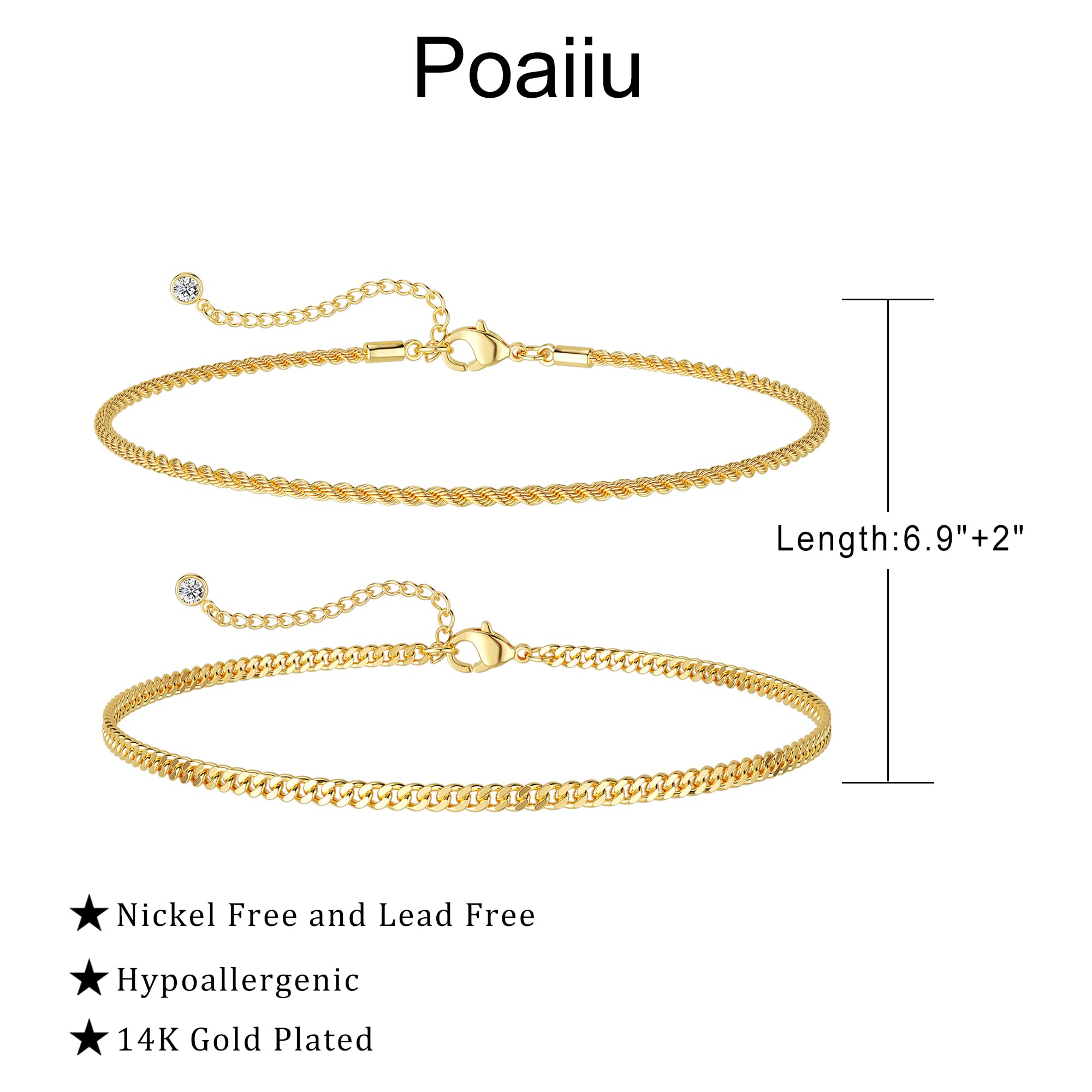 Silver & Gold Layered Chain Bracelet Set for Men & Women - Rope & Figaro Cuban Link Bracelets - Trendy Jewelry Gifts for Dad, Boyfriend, Husband - Perfect for Casual Wear, Date Nights & Special Occasions