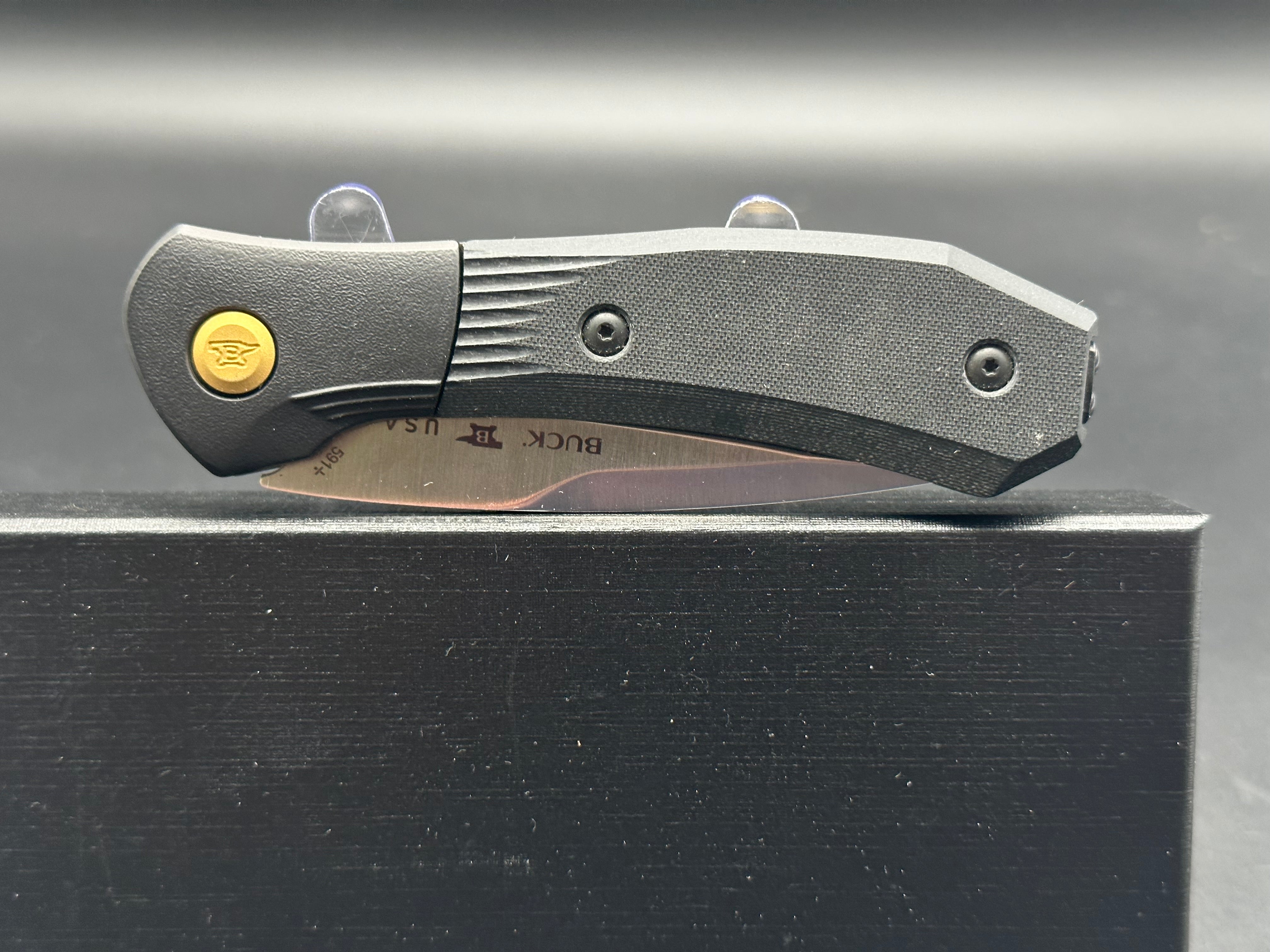 Buck 591 Paradigm Shift AUTO Knife - Premium Folding Pocket Knife with Auto-Open Mechanism - Ideal for Outdoor Adventures, Camping, and Everyday Carry (EDC)