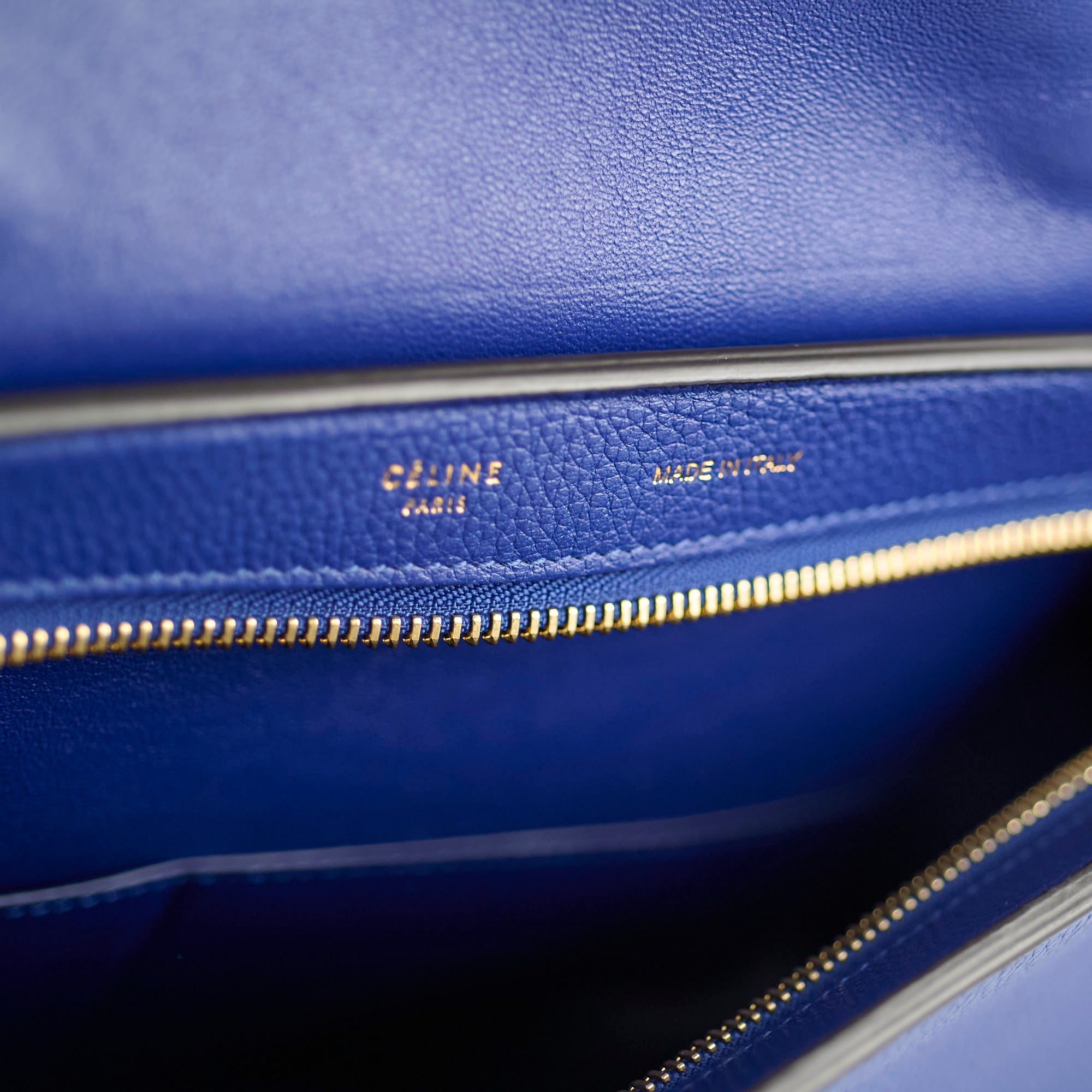 Celine Small Trapeze Bag in Blue | Premium Leather Crossbody Handbag for Women | Perfect for Work, Travel & Everyday Use