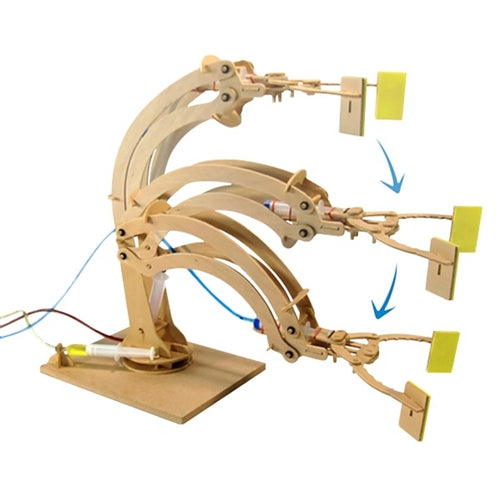 Hydraulic Robotic Arm Kit - DIY STEM Educational Toy for Kids & Adults | Perfect for Science Projects, Engineering Learning & Home Automation Experiments