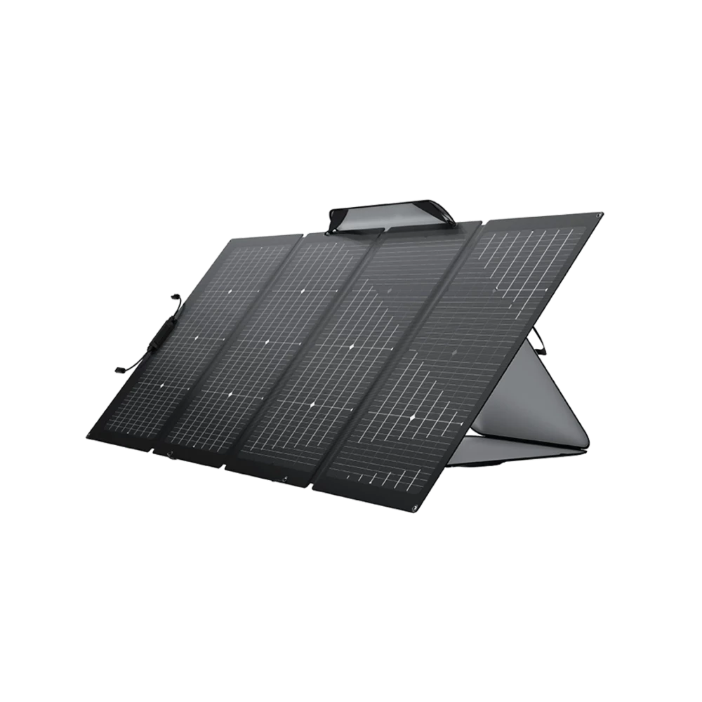 EcoFlow 220W Portable Solar Panel for Camping, RV & Off-Grid Power - Lightweight Foldable Solar Charger for Outdoor Adventures & Emergency Backup