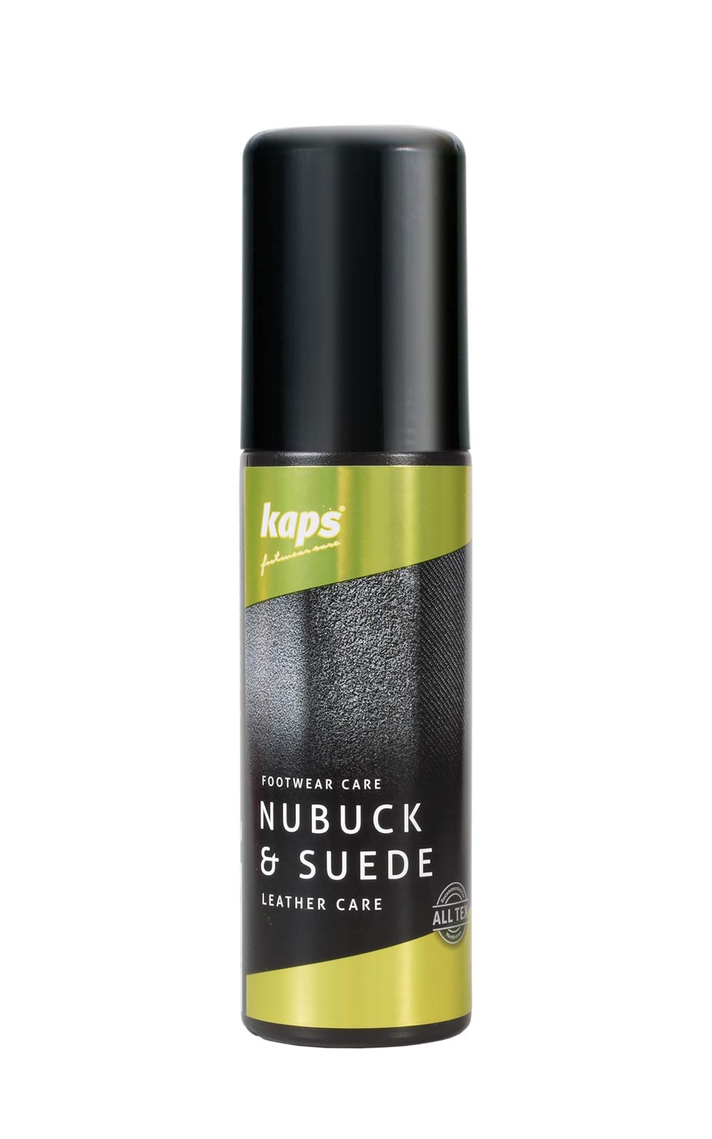 Premium Kaps Shoe Conditioner for Nubuck & Suede - Waterproof Protection & Cleaning with Sponge Applicator - 7 Color Options - Ideal for Boots, Sneakers & Leather Accessories Care