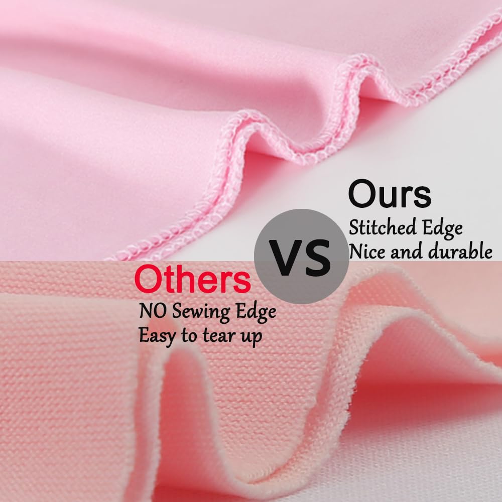 10pcs Stretchy Chair Sashes with Bowknot Sliders - Elastic Spandex Chair Cover Bands for Wedding, Party, Banquet, Birthday & Graduation Decorations - Perfect for Chair Back Decor, Table Settings, and Event Styling (Pink)