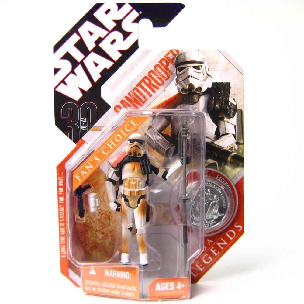 Star Wars Saga Sandtrooper Action Figure - Collectible 6-Inch Scale Toy for Display & Play - Perfect for Fans, Collectors & Gift Giving