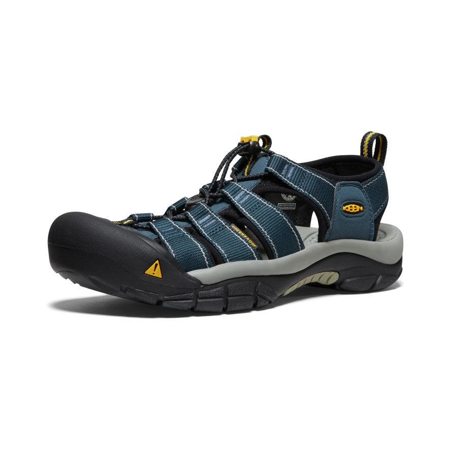 **Men's Newport H2 Sandal Wide - Comfortable Waterproof Hiking Sandals for Men in Navy/Medium Grey | Perfect for Outdoor Adventures, Beach & Travel**
