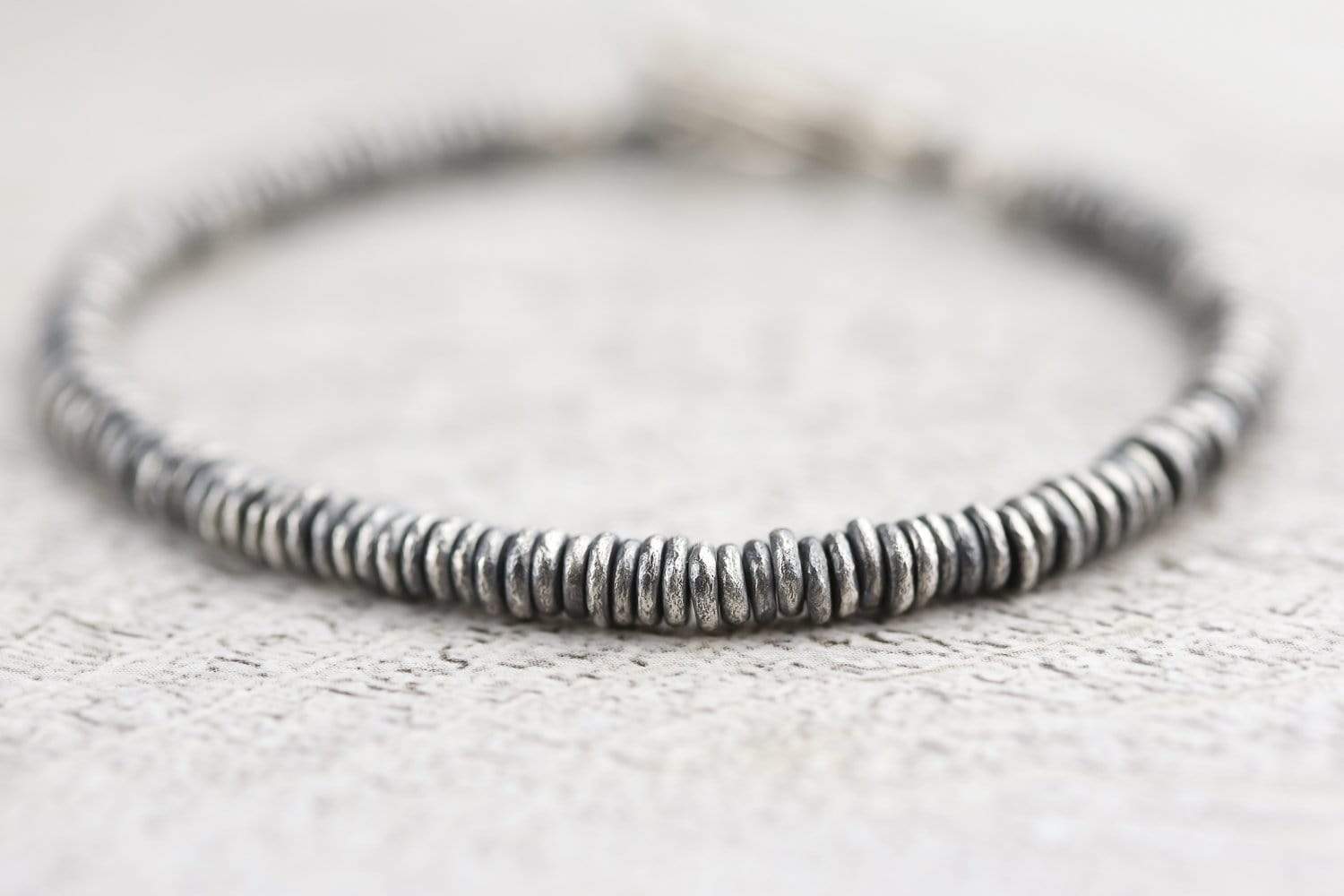 Handmade Hill Tribe Silver Bracelet - Vintage Tribal Jewelry for Women - Perfect for Boho Chic, Festivals & Everyday Wear