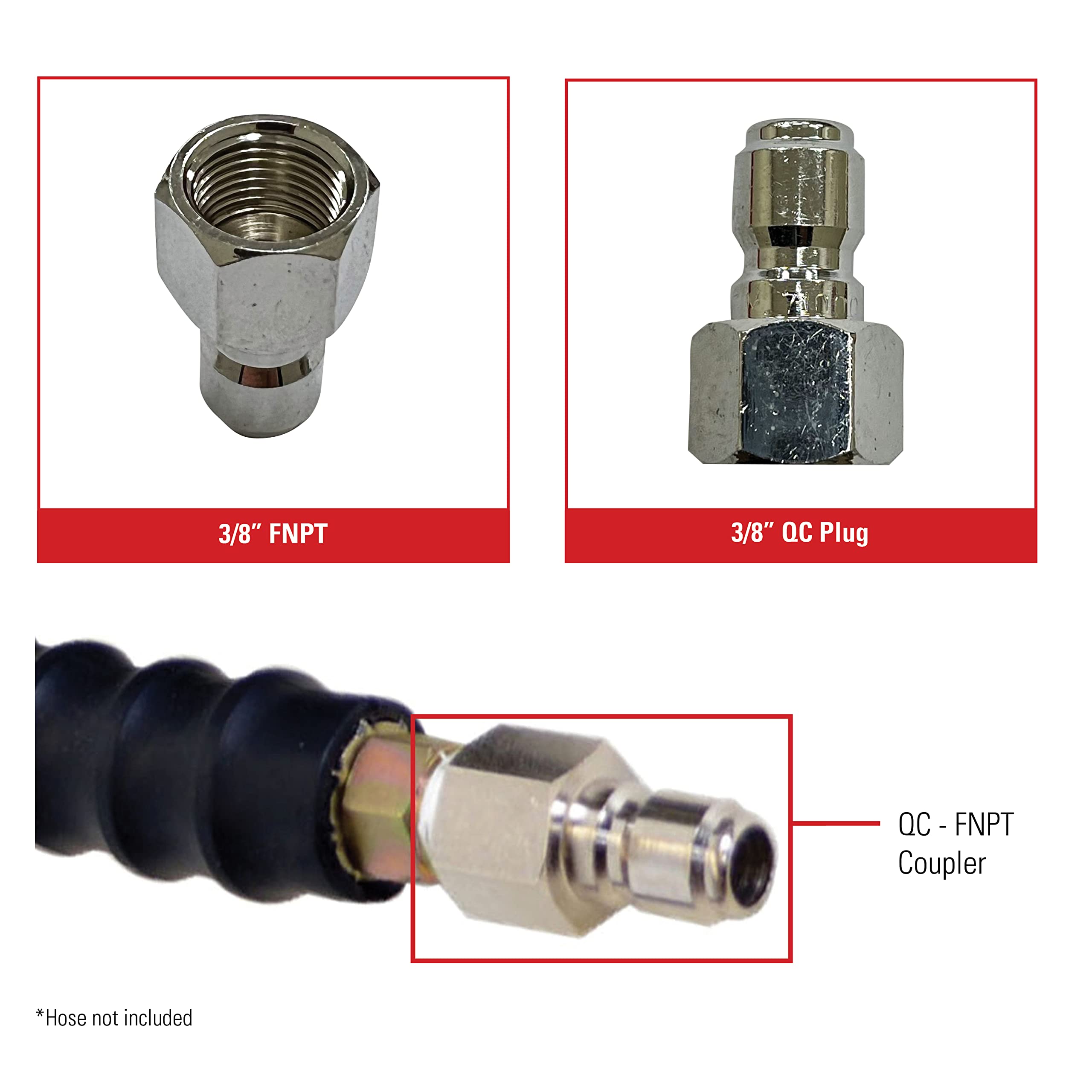 Simpson Pressure Washer QC Plug 4500 PSI - 3/8