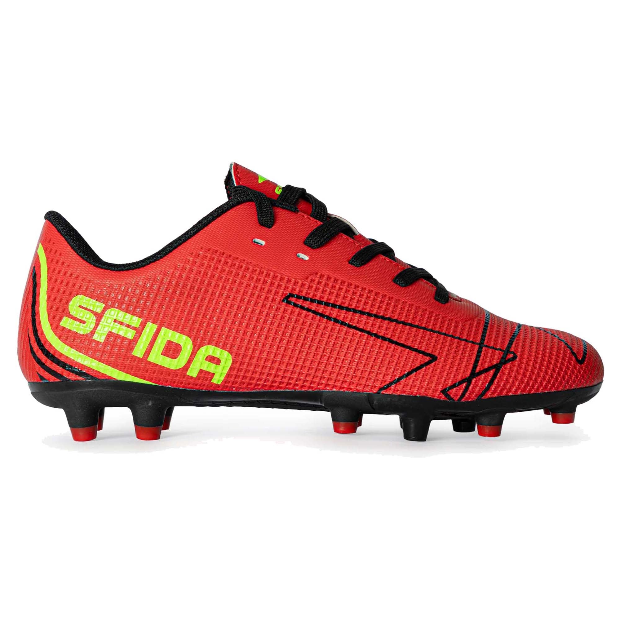 Conquer Junior's Football Cleats - Lightweight Soccer Shoes for Kids with Enhanced Traction - Perfect for Youth Matches, Training, and Outdoor Play