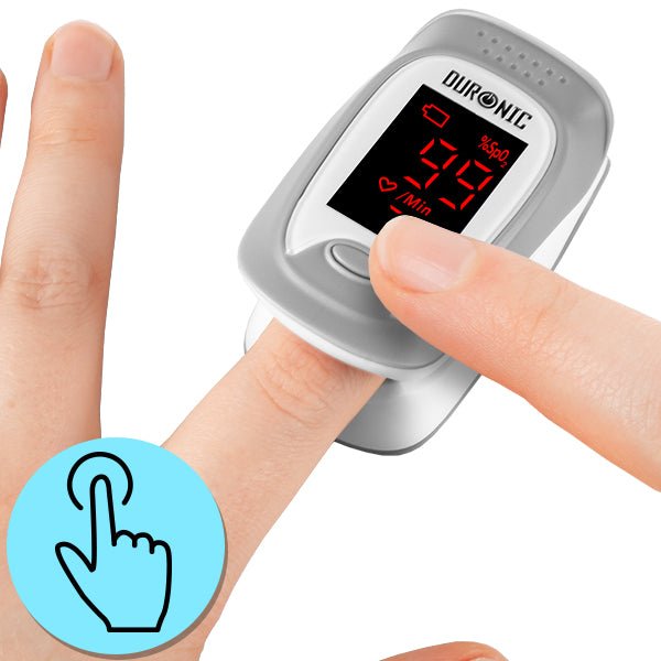 Duronic BPM150 Blood Pressure Monitor & OXIMETER Bundle - CE Approved Digital BP Machine with Pulse Oximeter for Oxygen Saturation & Heart Rate Monitoring - Perfect for Home Health Tracking & Fitness Enthusiasts