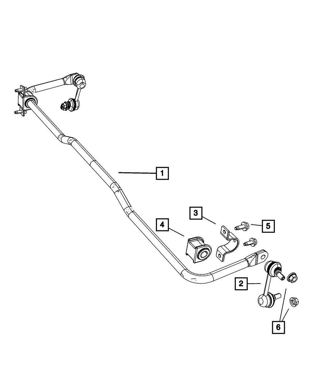 Mopar 6508961AA Sway Bar Link Nut - Replacement Stabilizer Link Nut for Jeep Wrangler & Cherokee - Durable Suspension Component for Off-Road & Daily Driving