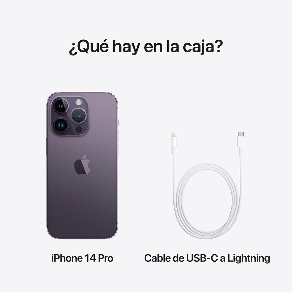iPhone 14 Pro 128GB - Dark Purple | Latest Apple Smartphone with A16 Bionic Chip, Super Retina XDR Display & Pro Camera System | Perfect for Photography, Gaming & Productivity