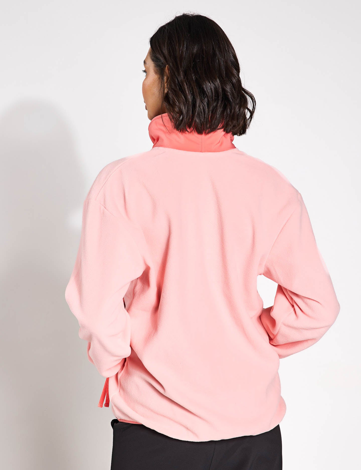 Sequoia Grove 1/2 Zip Fleece Pullover - Women's Soft Thermal Jacket in Pink Sand & Alpenglow Colors | Perfect for Hiking, Camping & Outdoor Adventures