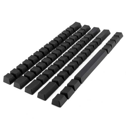 High-Quality Blank Thick PBT 61-Key ANSI Keycaps for MX Switches - Durable Mechanical Keyboard Keycaps for Typing, Gaming & Office Work