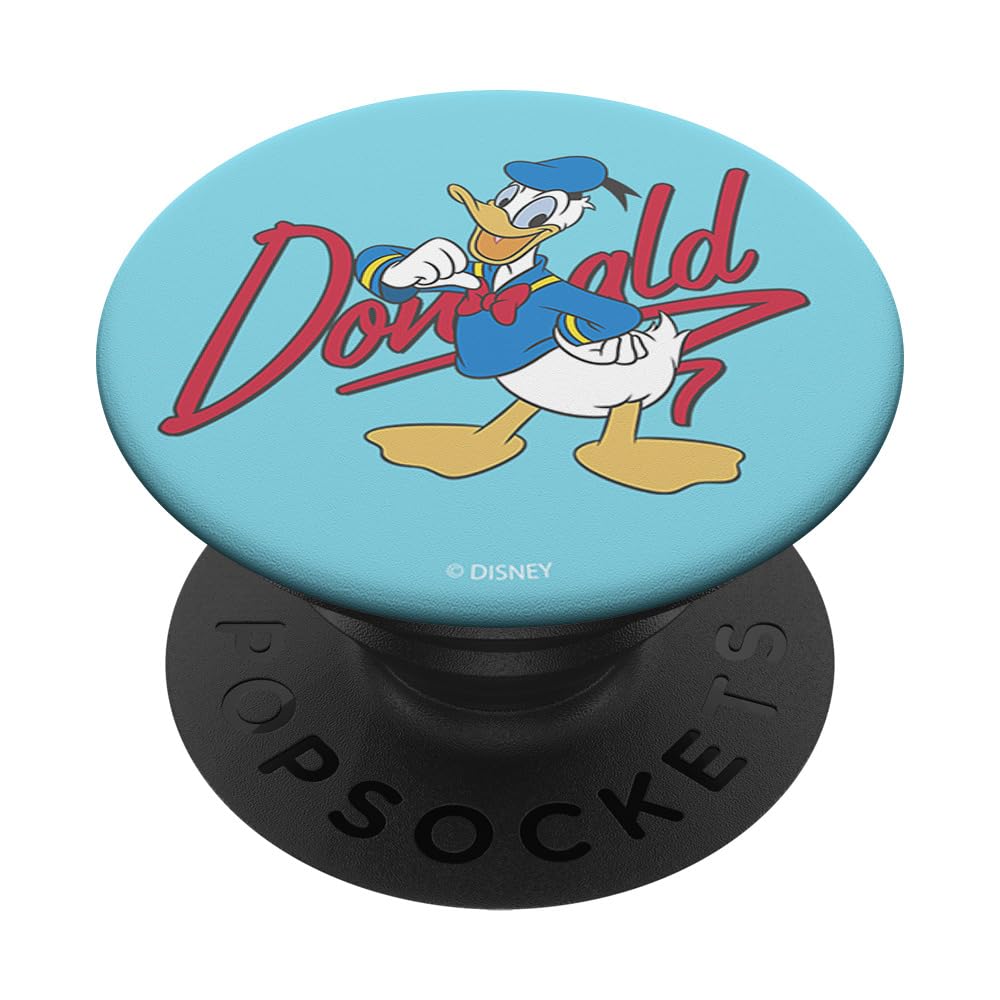 Disney Mickey and Friends Donald Duck PopSockets PopGrip - Swappable Phone Grip Stand for iPhone, Samsung & Smartphones - Perfect for Selfies, Video Calls & Secure Phone Handling