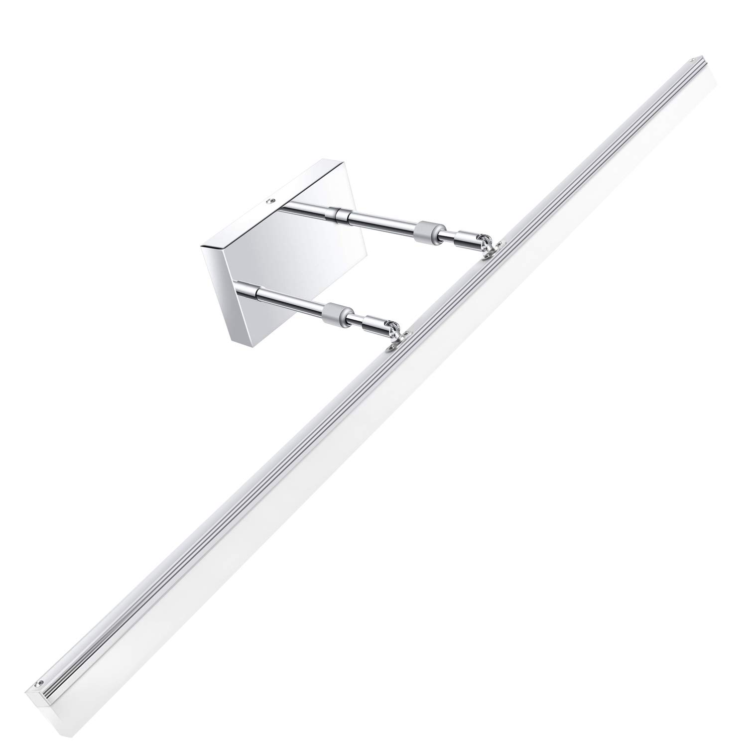 Aipsun 40 Inch Dimmable Modern LED Vanity Light Fixture - Chrome Finish Bathroom Mirror Lighting with White Light - Perfect for Makeup, Shaving & Spa-Style Ambiance