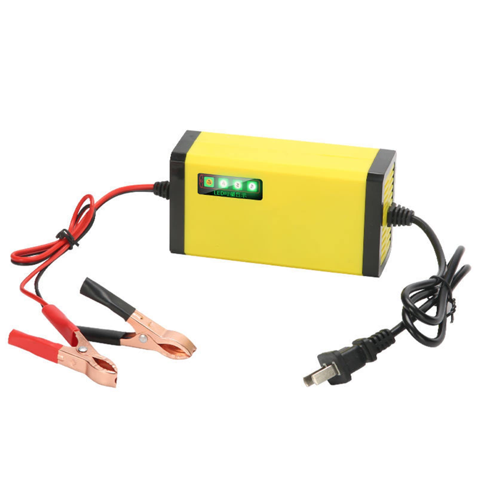12V 20A Smart Pulse Portable Car Battery Charger with LED Display - Overcurrent & Overcharge Protection - Fast Charging for Cars, Trucks, SUVs & Marine Batteries - Ideal for Road Trips, Emergency Jump Starts & Winter Maintenance
