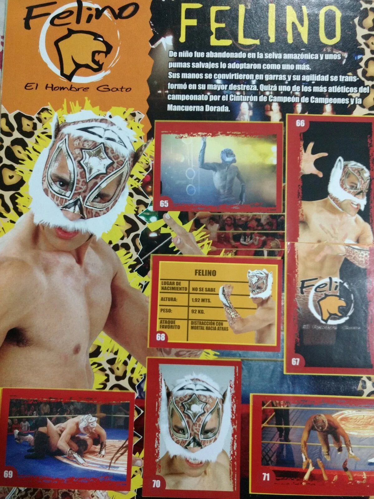 Authentic 100% Lucha Libre Sticker Album - Collectible Mexican Wrestling Stickers from Argentina | Perfect for Scrapbooking, Gift Giving & Fan Collections