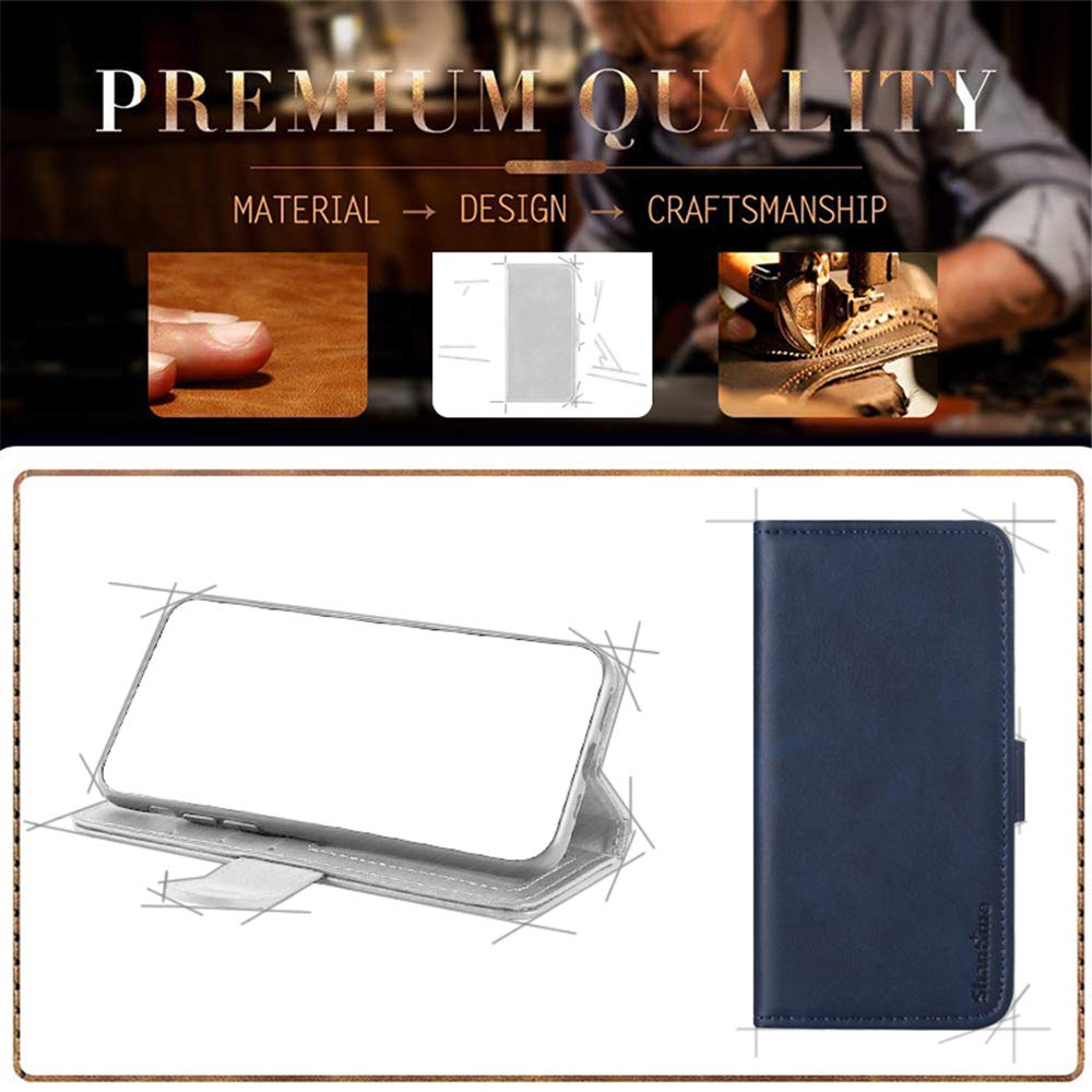 Premium Leather Wallet Case for Motorola Edge 20 Fusion (6.7